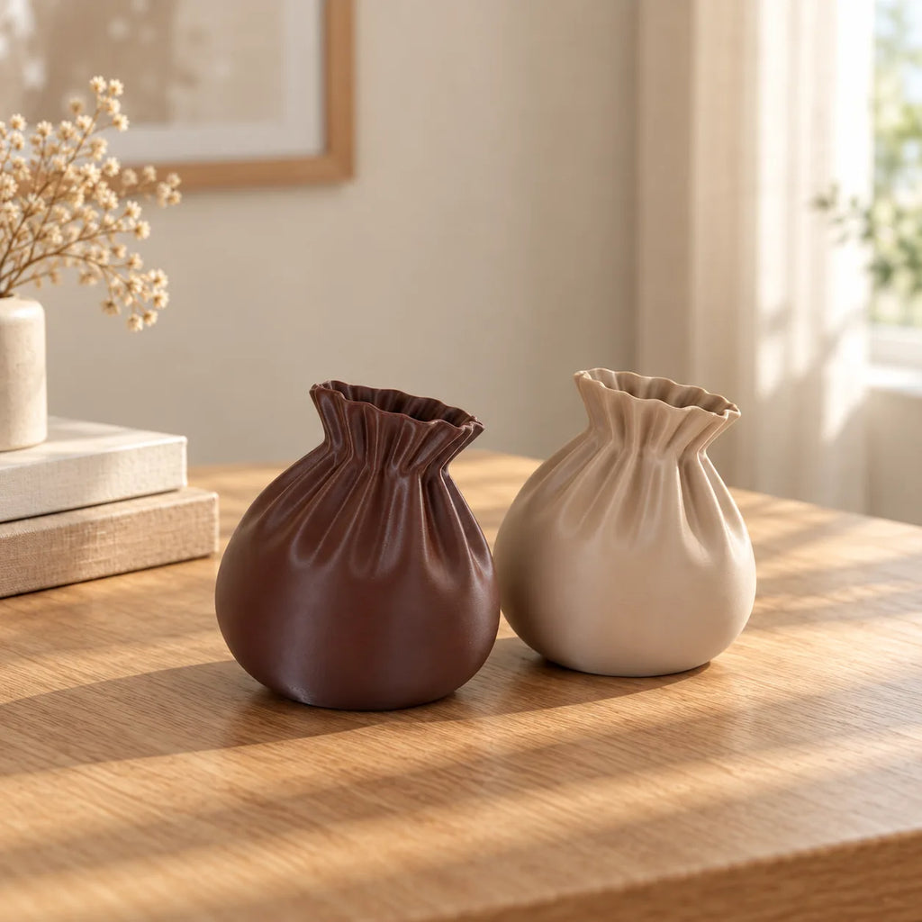 Drawstring Vase