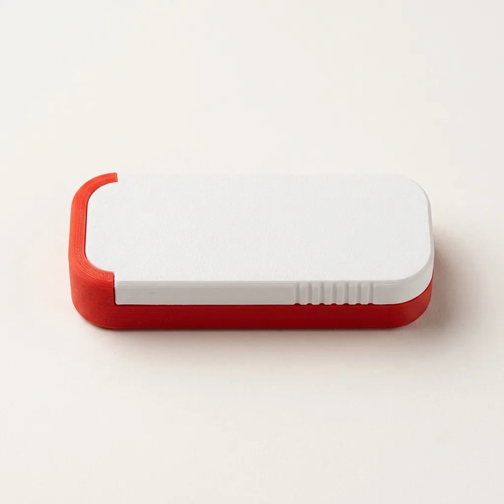 Slide-lid floss pick case