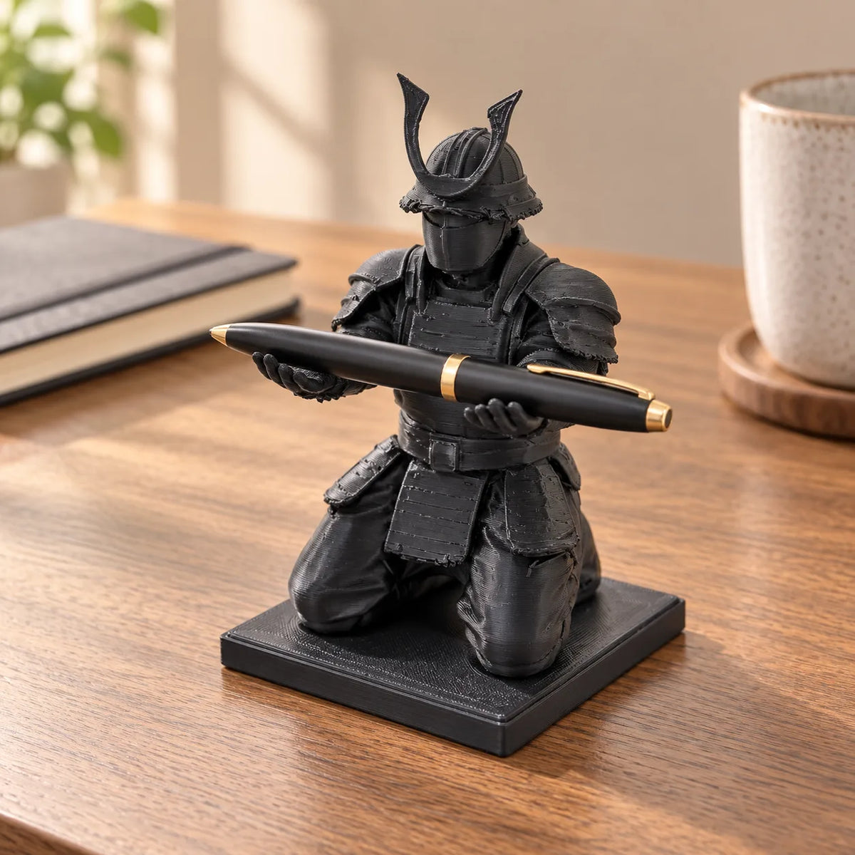 Samurai pen holder